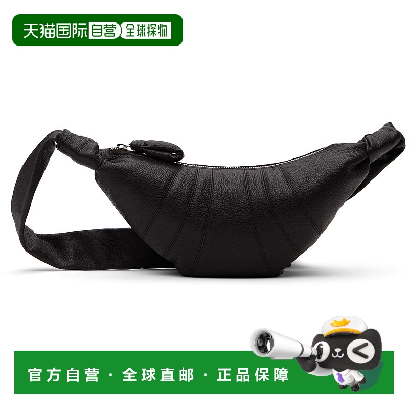 1h可退 香港直邮Lemaire 男士 棕色小号 Croissant 单肩包 BG0003