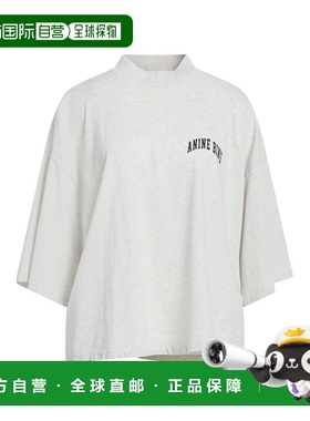 1h可退 香港直邮ANINE BING 女士 T恤 grey灰色 舒适时尚