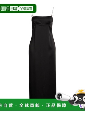 1h可退 香港直邮Blumarine 蓝色情人 女士 高雅连衣裙 black黑色