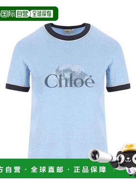 1h可退 香港直邮Chloe 蔻依 女士 棉质徽标T恤 25WJH03198433CEYL