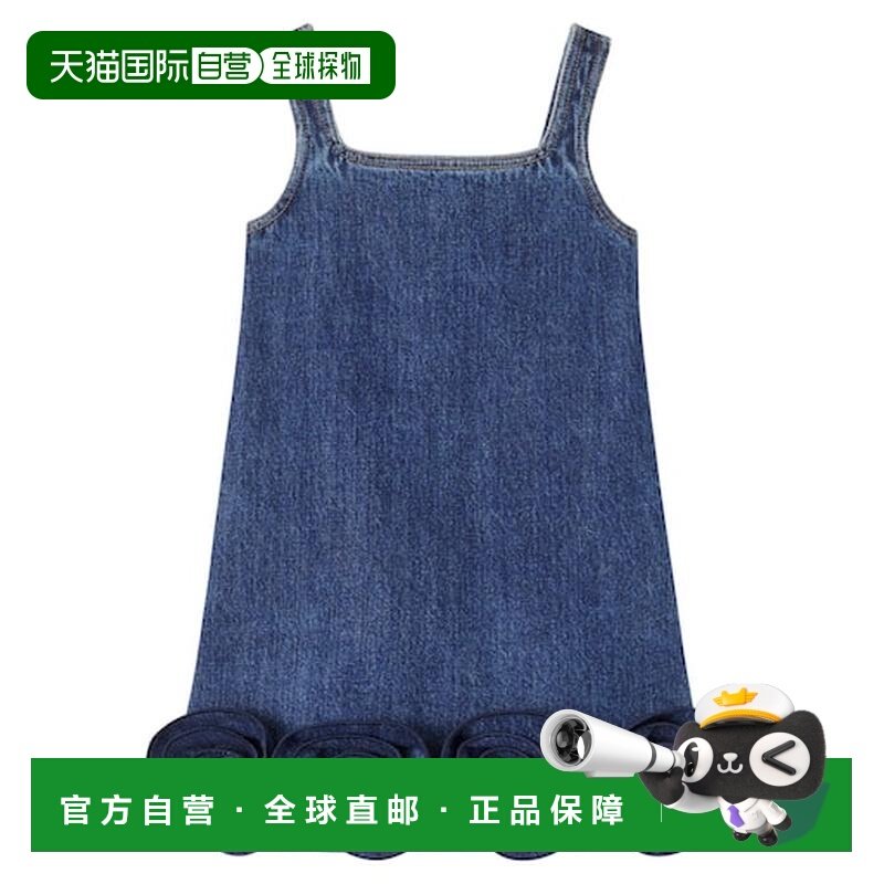 1h可退 香港直邮Self-Portrait 女童 花朵装饰牛仔连衣裙童装,童装/婴儿装/亲子装,连衣裙,淘宝优惠券,粉丝福利购,淘宝优惠卷