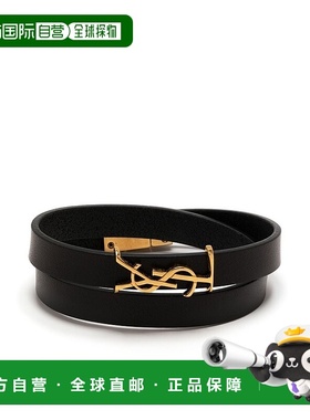 1h可退 香港直邮Saint Laurent 圣罗兰 男士 Opyum 双环手链 7087