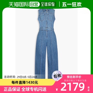 束带褪色设计牛仔连体裤 香港直邮Frame Denim 女士 SWLJS029