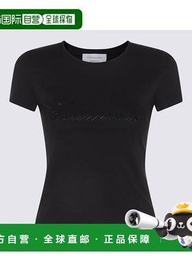 1h可退 香港直邮Blumarine 蓝色情人 女士 圆领短袖T恤 P422T054A