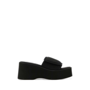 1h可退 COURREGES 女士拖鞋 124SSD007NE00059999女鞋厚底