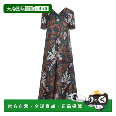 香港直邮'S Max Mara 女士 真丝连衣裙 green绿色 舒适时尚