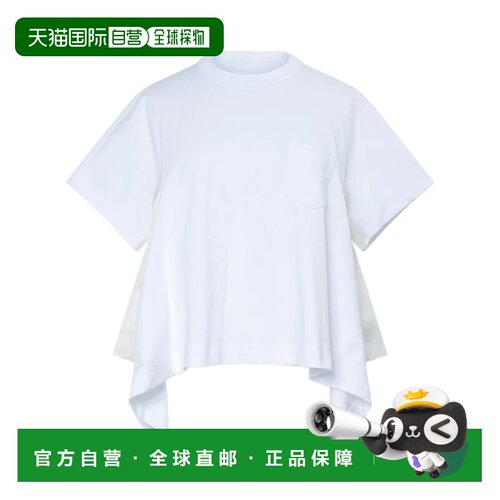 欧洲直邮sacai 女士 上装T恤短袖