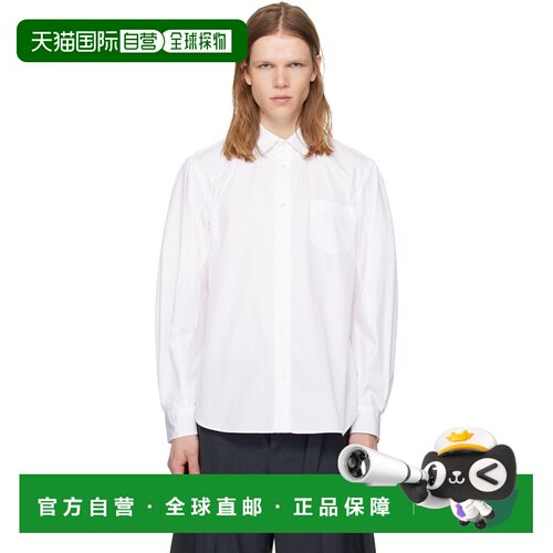 1h可退 香港直邮Sacai 男士 sacai 白色衬衫 2603934M151OFFWHITE