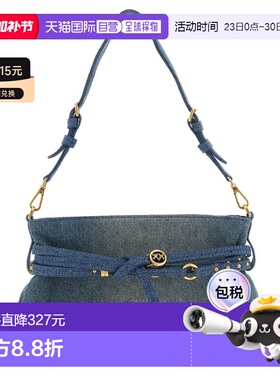 香港直邮Pinko 品高 女士 腰带单肩包斜挎包 106177A31G牛仔