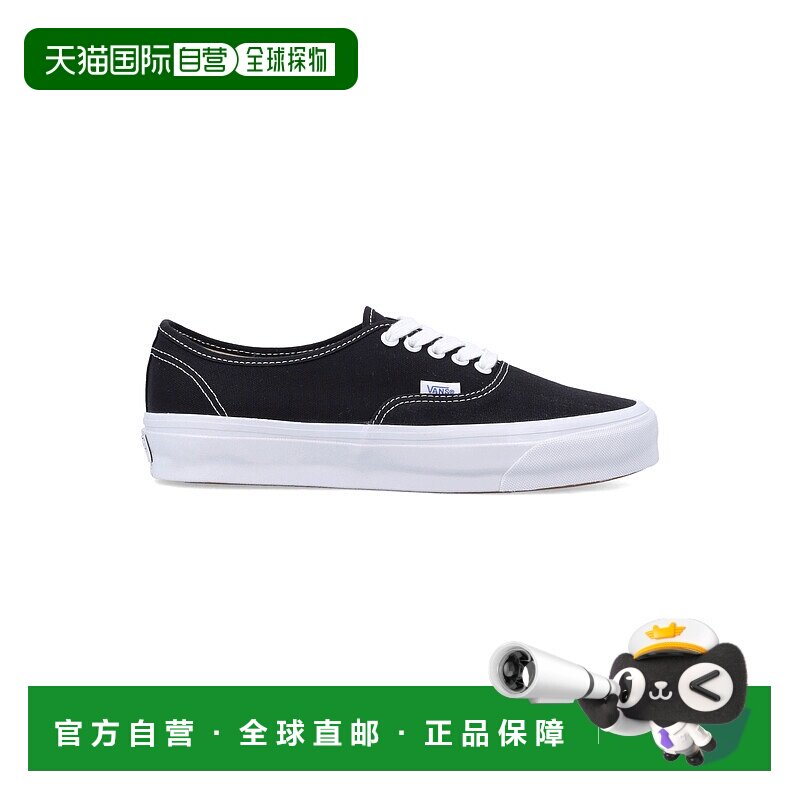 1h可退 香港直邮Vans 范斯 男士 Authentic Reissue 44 黑色帆布