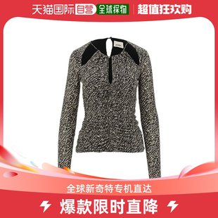 镂空细节长袖 罩衫 Marant 香港直邮Isabel HT0238FAA3K41I