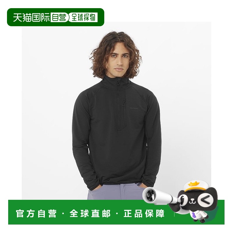 自营欧洲直邮Salomon萨洛蒙 ESSENTIAL LIGHTWARM系列男士深黑色