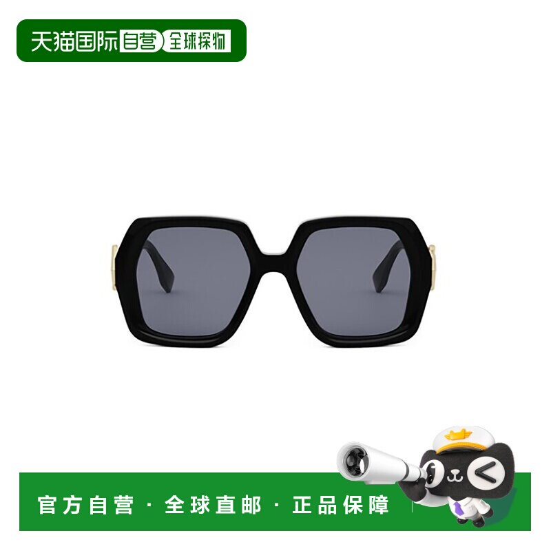 1h可退 香港直邮Fendi 芬迪 女士 Eyewear 幾何框架太陽眼鏡 FE40
