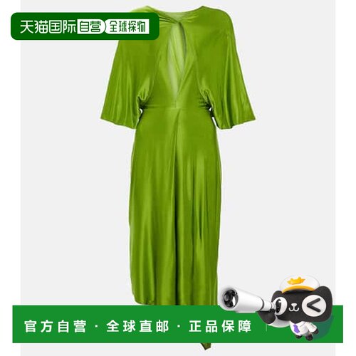 1h可退 香港直邮VICTORIABECKHAM维多利亚 贝克汉姆女士中长连衣