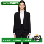 香港直邮MaxMara 外套 麦斯玛拉 黑色 1h可退 西装 女士 Phebe 252