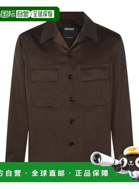 香港直邮Zegna 长袖休闲夹克 UEV46A8SOT6B杰尼亚羊绒