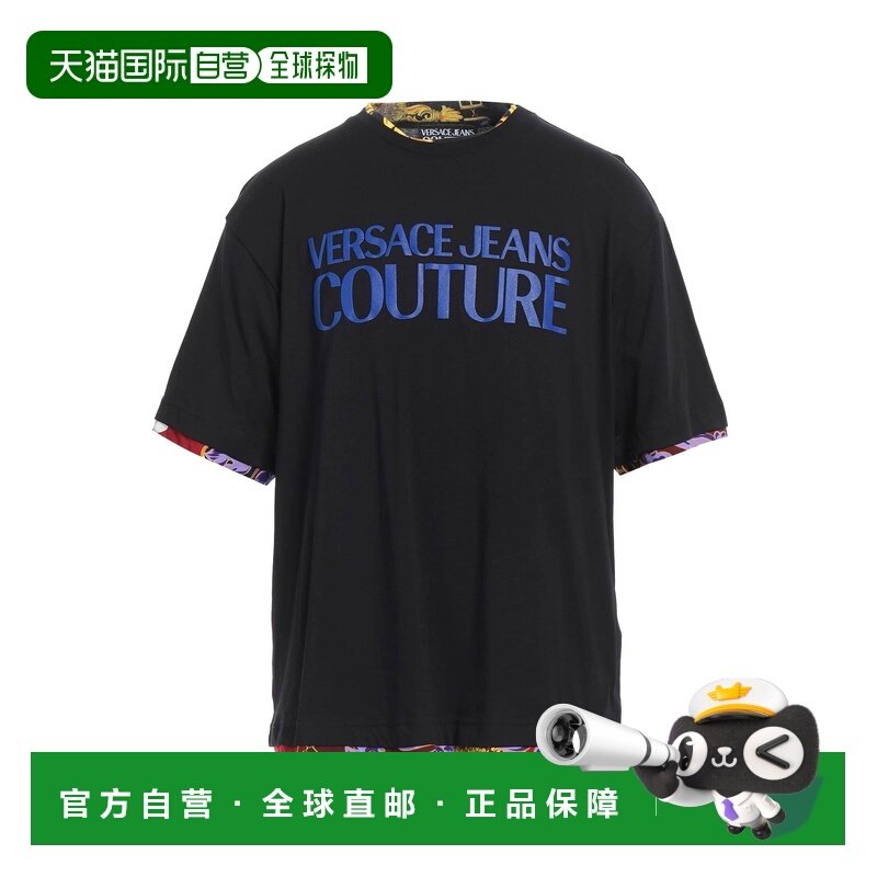 1h可退 香港直邮versace 范思哲 男士 T恤 black黑色 舒适时尚,男装,T恤,淘宝优惠券,粉丝福利购,淘宝优惠卷