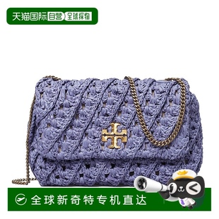 KIRA系列 歐洲直郵Tory Burch 湯麗柏琦 女士迷你青蓮紫手工編織T