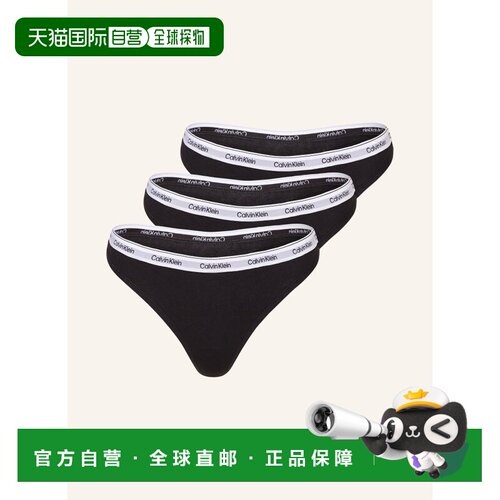 1h可退 欧洲直邮CALVIN KLEIN 女士内裤 100153663813001 CO 黑色