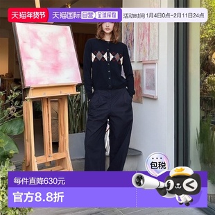 自营欧洲直邮APC 女士深海军蓝羊毛开衫