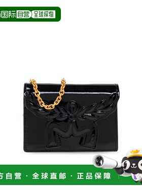 1h可退 香港直邮MCM 女士卡包 MYAFSAC010BK AW2025 黑色 Wallet