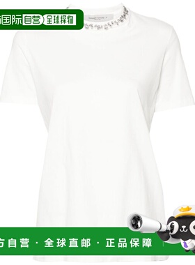 1h可退 香港直邮GOLDEN GOOSE 女士 徽标细节T恤 GWP01220P000673