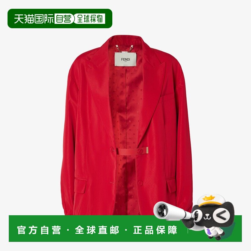 1h可退 香港直邮FENDI 女士西服 FJ7699AW9BF1W0B SS2026 红色 单