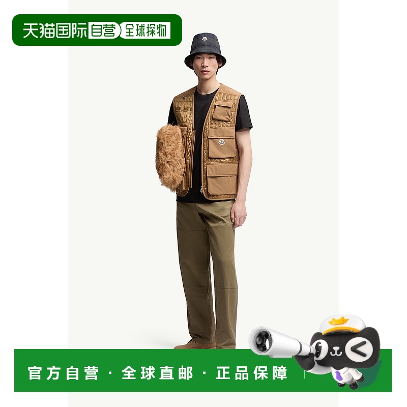 欧洲直邮MONCLER (2025新品) T-shirt en coton à empiecement l