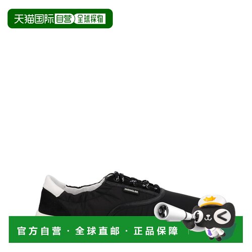 香港直邮MONCLER 男士运动鞋 4M00320M9244999 CO 黑色 SNEAKER 