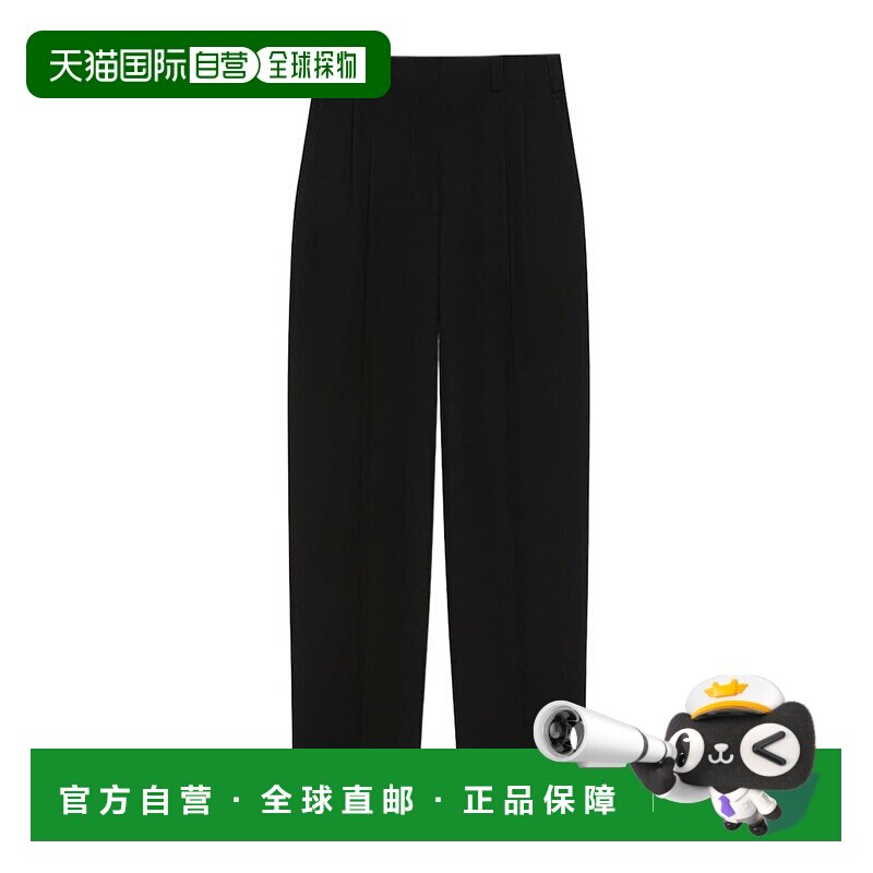 香港直邮Givenchy 羊毛双褶裤 BW516Z15CT纪梵希女装直筒裤