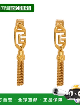 香港直邮Balmain 吊坠耳环 FN1XI520MBRA流苏配饰