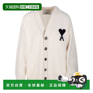 香港直邮Ami Paris V领开衫 UKC367018.