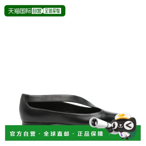 1h可退 香港直邮KHAITE 女士芭蕾乐福鞋 F4051809200 SS2025 黑色