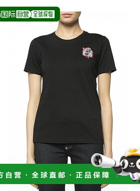 香港直邮Versace 狼贴花缝饰短袖T恤 BD90504BJ20646女装