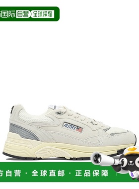 香港直邮AUTRY 男士 HYPERWAY WHT/SILV 低帮绒面革/网纱运动鞋 H