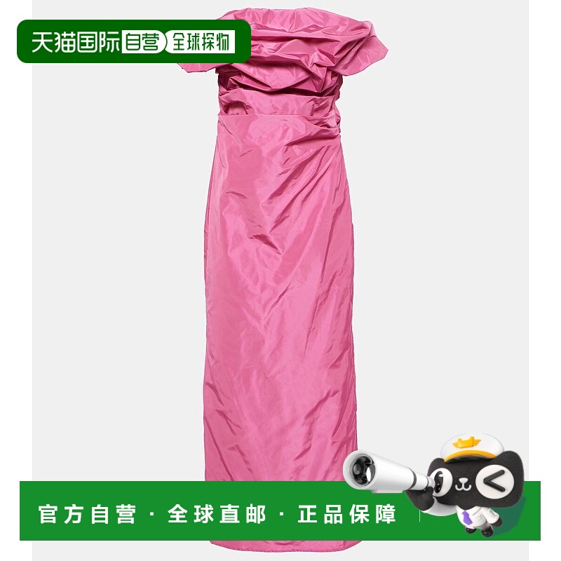 1h可退 香港直邮Staud 女士 Andrea 露肩长款连衣裙 001405