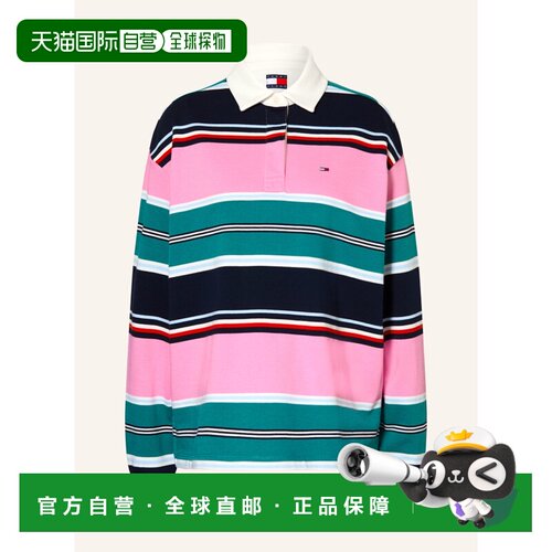 1h可退 香港直邮TOMMY JEANS 女士POLO衫 100308756018700 CO 花