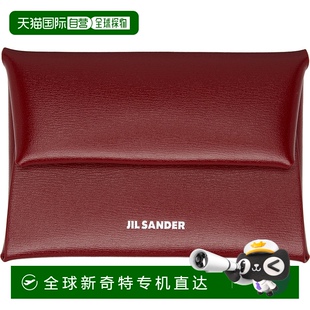 桑达 J07UI Sander 零钱包 香港直邮Jil Envelope 女士 吉尔 红色