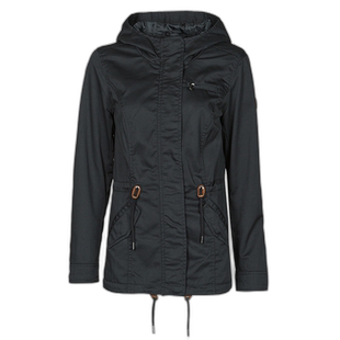 欧洲直邮Only 女士 ONLLORCA 派克大衣 黑色夹克