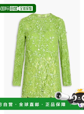 1h可退 香港直邮valentino 华伦天奴 女士 精饰凸纹蕾丝衫 B3VE23