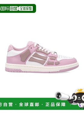 1h可退 香港直邮AMIRI 女士 系带低帮休闲鞋 AWFOSR1034 pink粉色