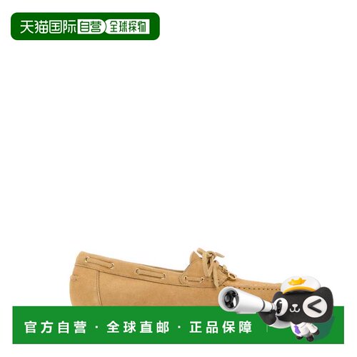 香港直邮Salvatore Ferragamo 菲拉格慕 女士 Flippy 浅褐色绒面