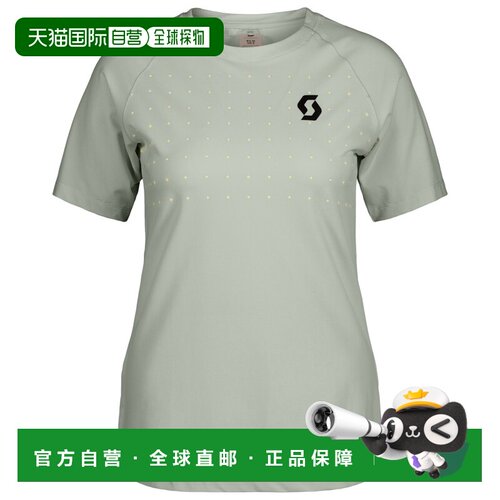 欧洲直邮SCOTT 女士户外T恤 1562319SPRAYGREY CO 灰色