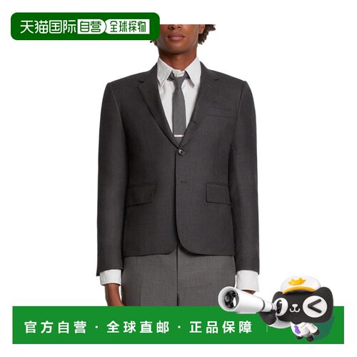1h可退 Thom Browne 深灰色徽标西装外套 MJC159A00626