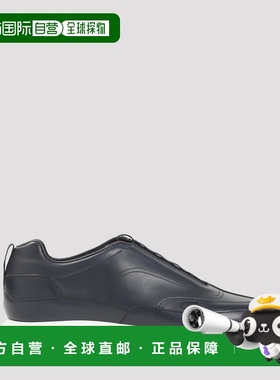 1h可退 香港直邮John Lobb 男士 海军蓝皮质运动鞋 AAD98CL5A