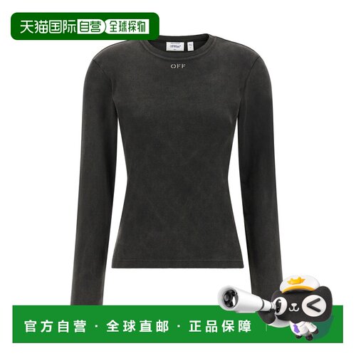 1h可退 香港直邮off-white 女士 'Off Stamp' T恤 2FB00620TW048W