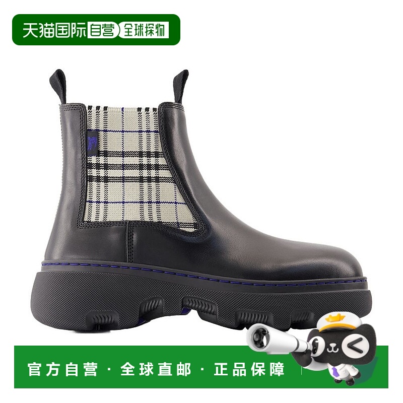 1h可退 香港直邮Burberry 巴宝莉 女士 CREEPER CHELSEA 低帮短靴
