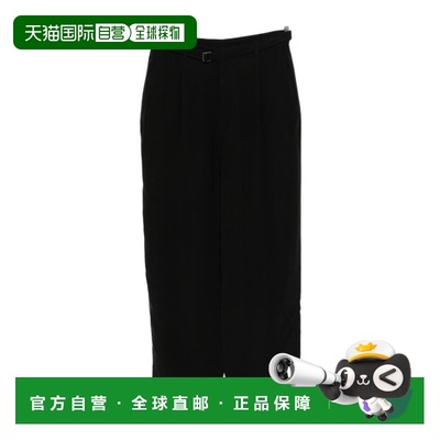 1h可退 香港直邮Giorgio Armani 腰带褶裥阔腿裤 TE10069GM003383