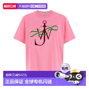 1h可退 香港直邮J.W. Anderson 女士 JW Anderson 絲帶錨圖案 T