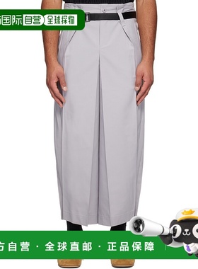 1h可退 香港直邮Issey Miyake 三宅一生 男士 灰色 Flat Square